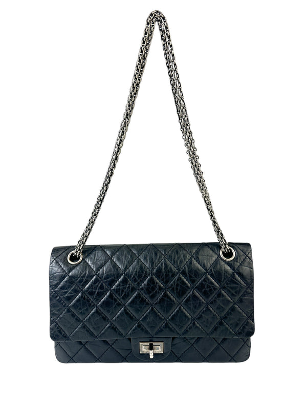 Chanel Reissue Black Calfskin Double Flap