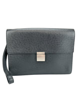 Louis Vuitton Black Taiga Selenga Clutch/Wristlet
