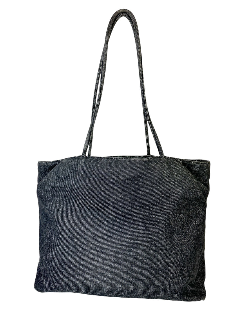 Christian Dior Denim Tote Large