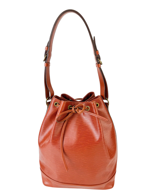 Louis Vuitton Tan Epi Noe Drawstring Bag