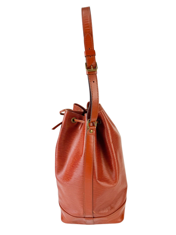 Louis Vuitton Tan Epi Noe Drawstring Bag
