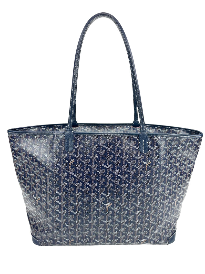 Goyard Blue Goyardine Artois PM