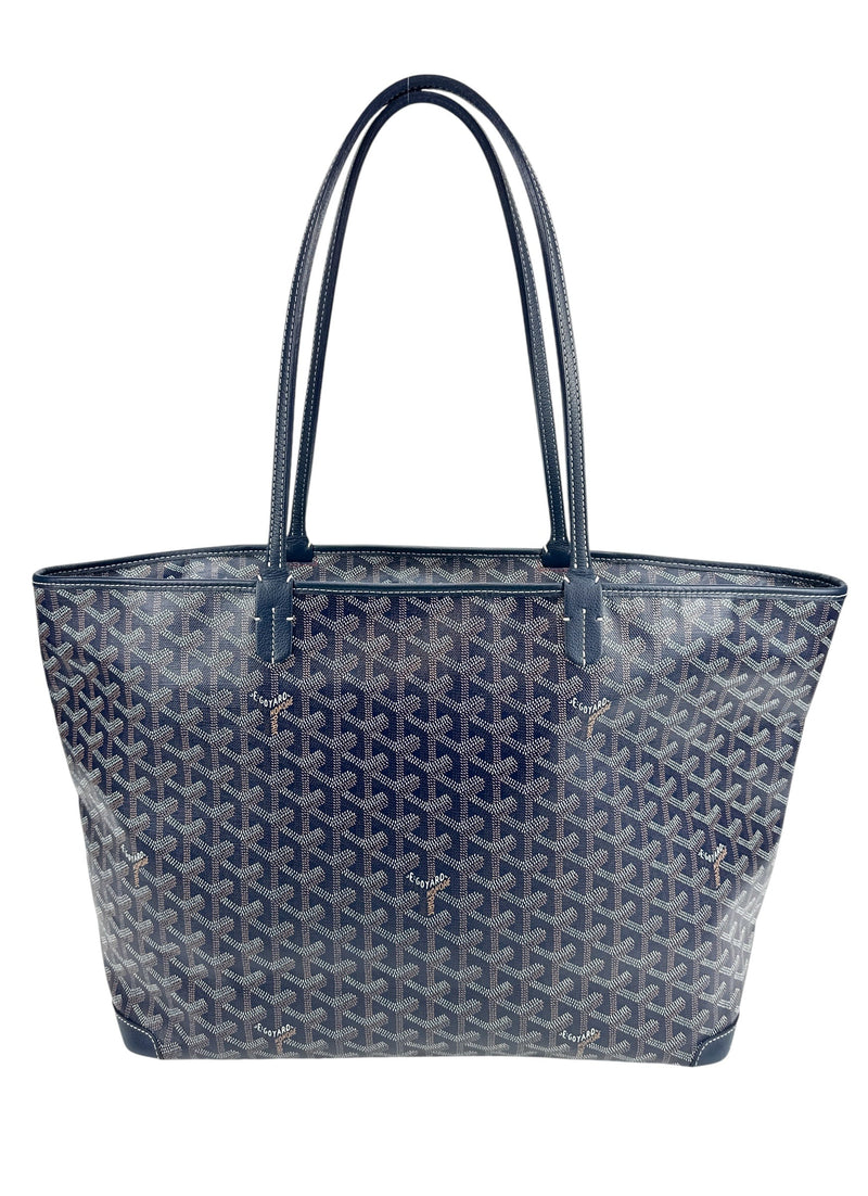 Goyard Blue Goyardine Artois PM