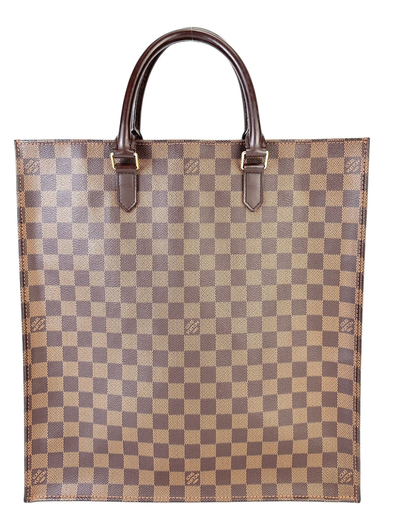 Louis Vuitton Damier Ebene Sac Plat Tote