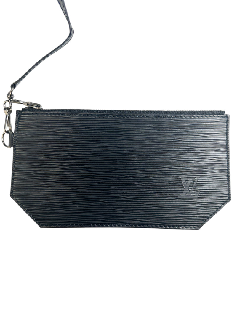Louis Vuitton Black Epi Sac A Dos Backpack w Pouch