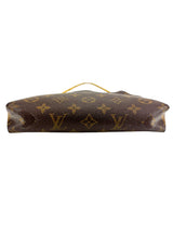 Louis Vuitton Monogram Navy Leather Pallas Shoulder Bag