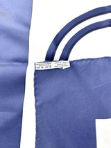 Hermes Navy Blue Brides de Gala 90cm Scarf