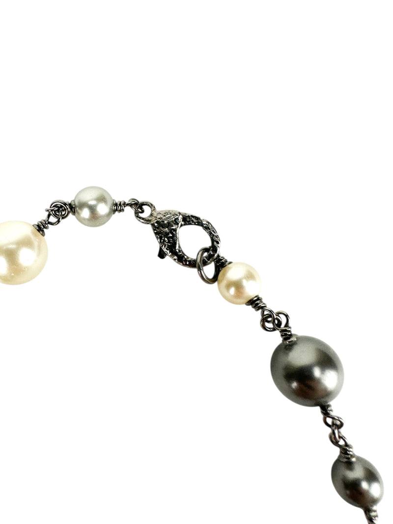 Chanel Faux Pearl Long Necklace (Full Set)