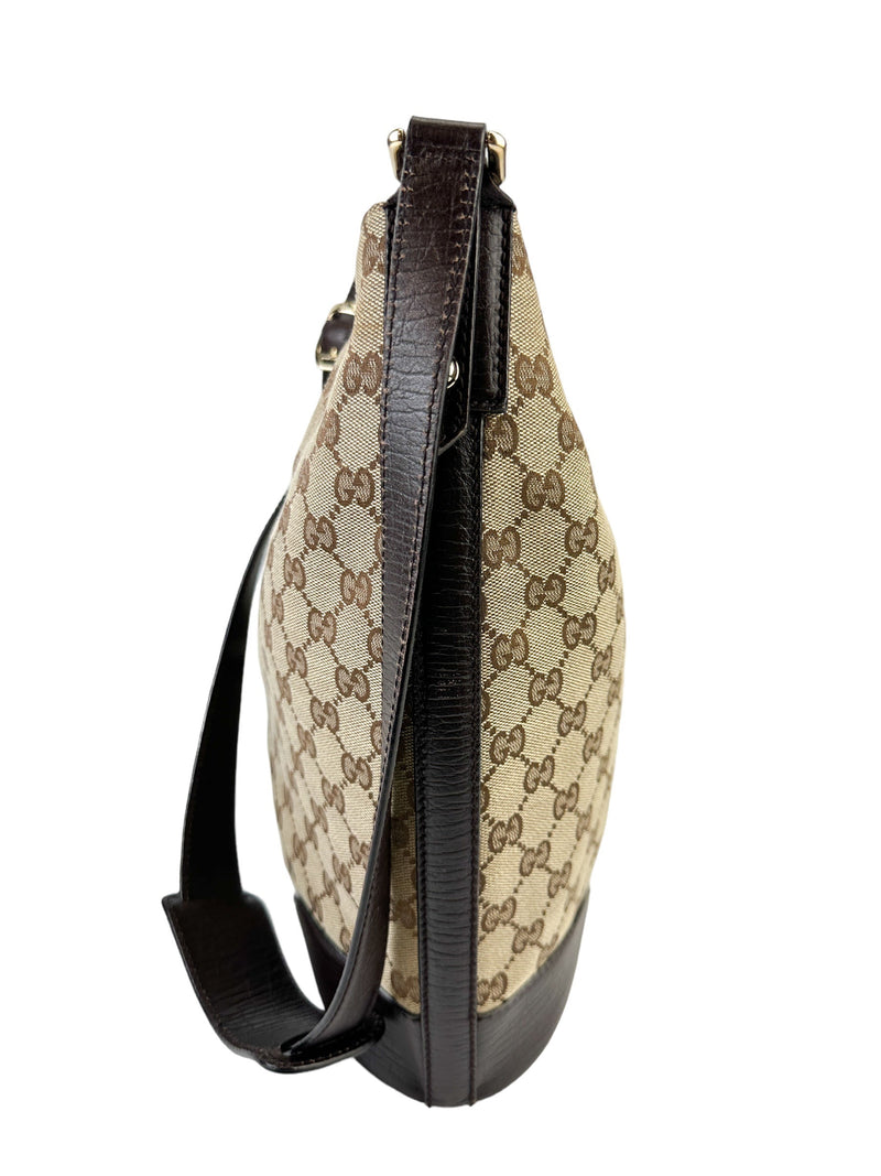 Gucci GG Canvas Horsebit Crossbody Bag