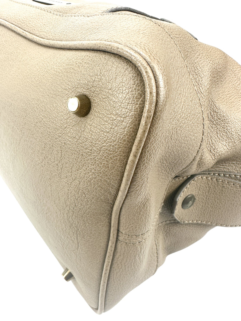 Burberry Taupe Leather Bag