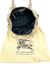 Burberry Taupe Leather Bag
