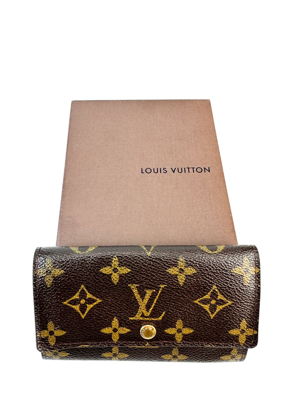 Louis Vuitton Monogram Porte Monnaie Medium Wallet