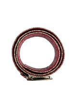 Christian Dior Beige Trotter Logo Canvas Belt 95cm