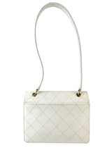 Chanel White Caviar Leather Bag