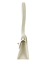 Chanel White Caviar Leather Bag