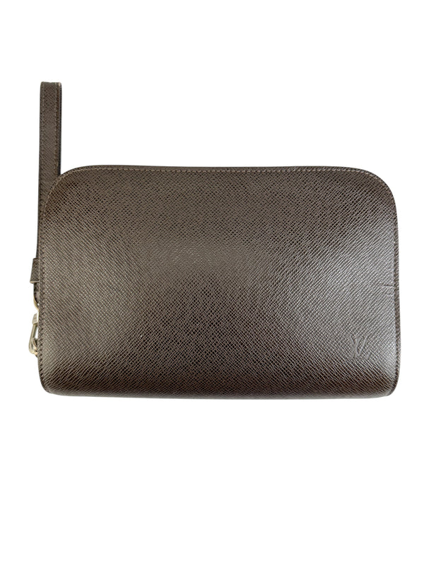 Louis Vuitton Brown Taiga Leather Orsay Clutch/Wristlet