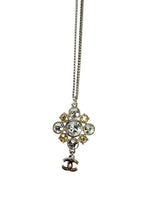 Chanel Crystal Pendant Necklace