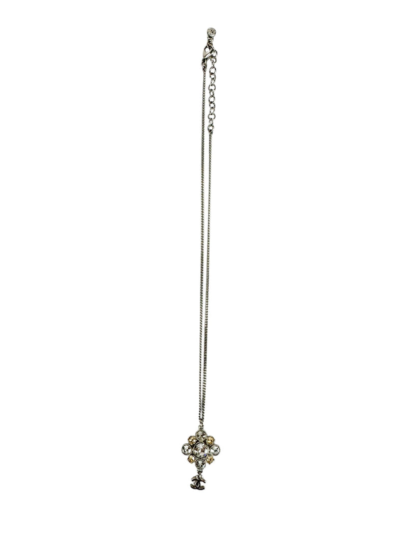 Chanel Crystal Pendant Necklace