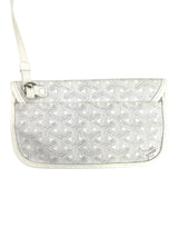 Goyard White Goyardine Saint Louis Tote PM W/ Pouch