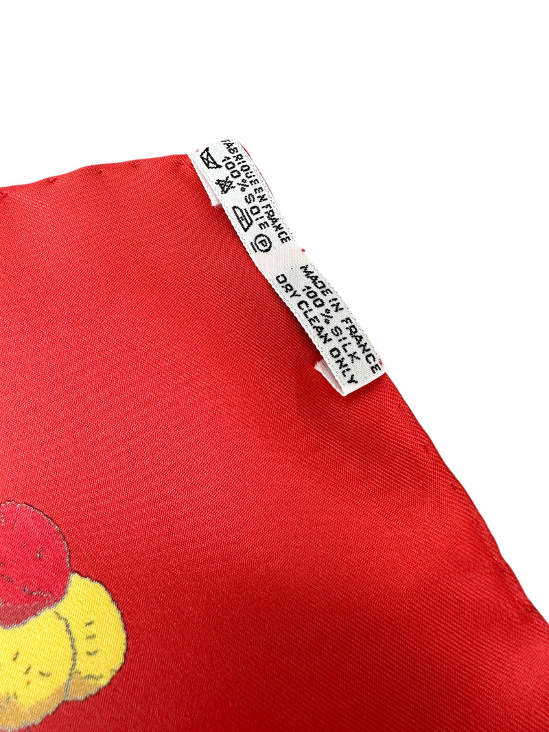 Hermès Red Escuela Andaluza Del Arte Scarf 90CM (Full Set)