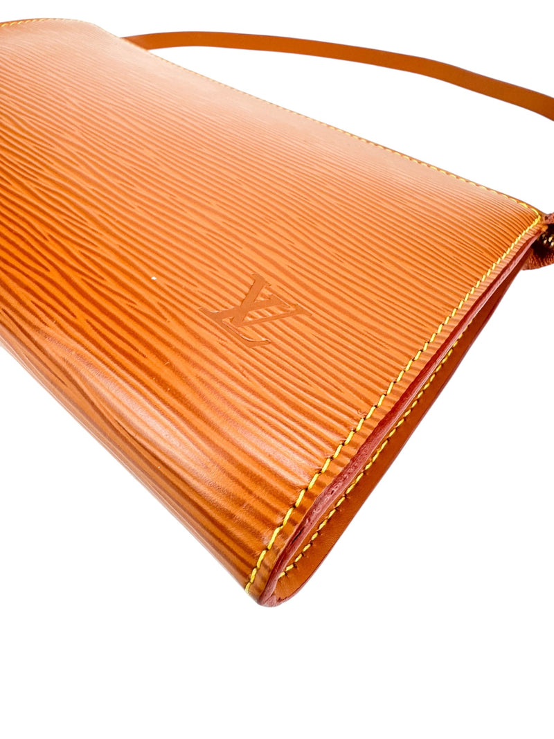 Louis Vuitton Gold Epi Pochette Shoulder Bag