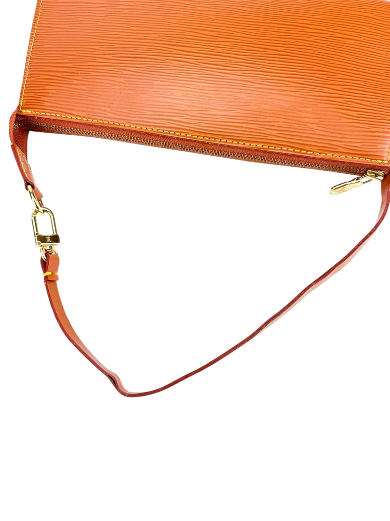 Louis Vuitton Gold Epi Pochette Shoulder Bag