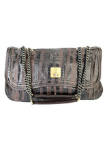 MCM Brown Snakeskin Bag