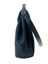 Hermès Black Toile Herbag W/ Black Toile Spare Bag