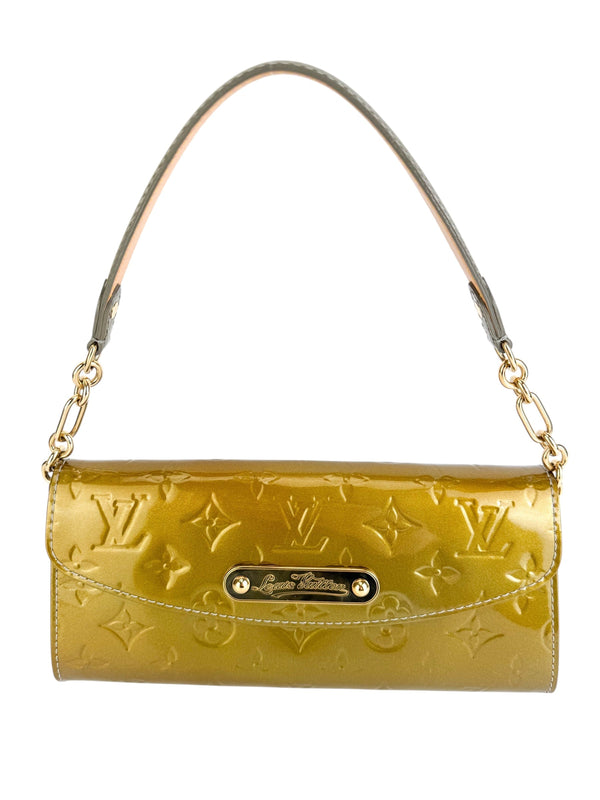 Louis Vuitton Vernis Green Sunset Boulevard Shoulder Bag/Clutch