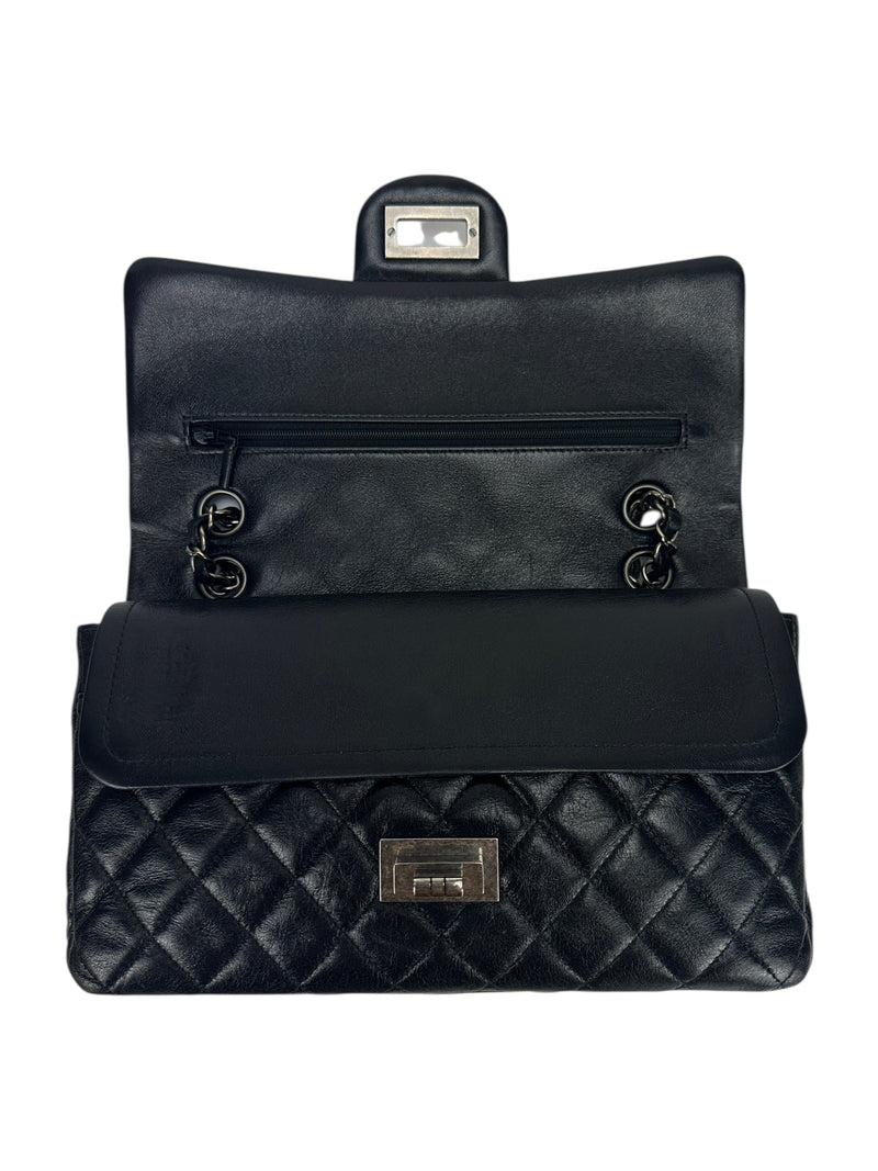 Chanel Black Reissue Aged Calfskin Double Flap