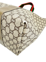 Gucci Plus Coated Canvas Weekender Travel Bag