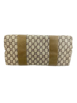 Gucci Plus Coated Canvas Weekender Travel Bag