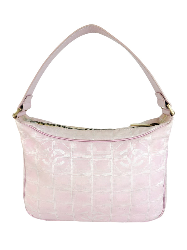 Chanel Pink Travel Line Shoulder Bag