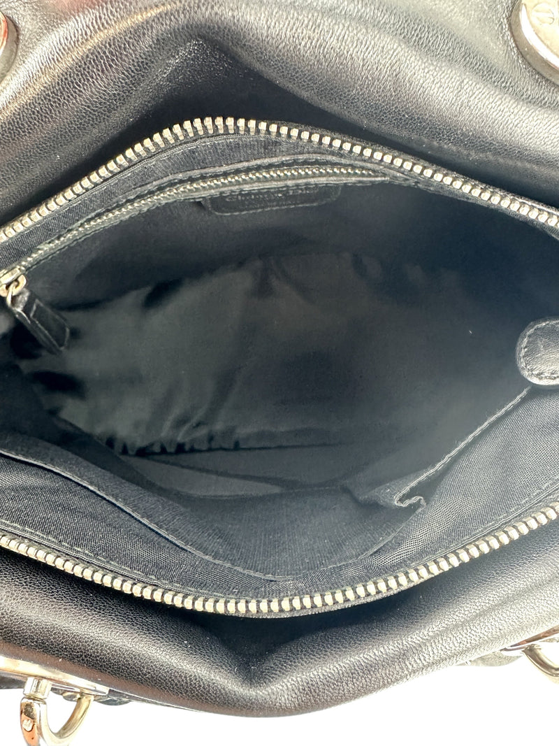 Christian Dior Black Cannage Granville