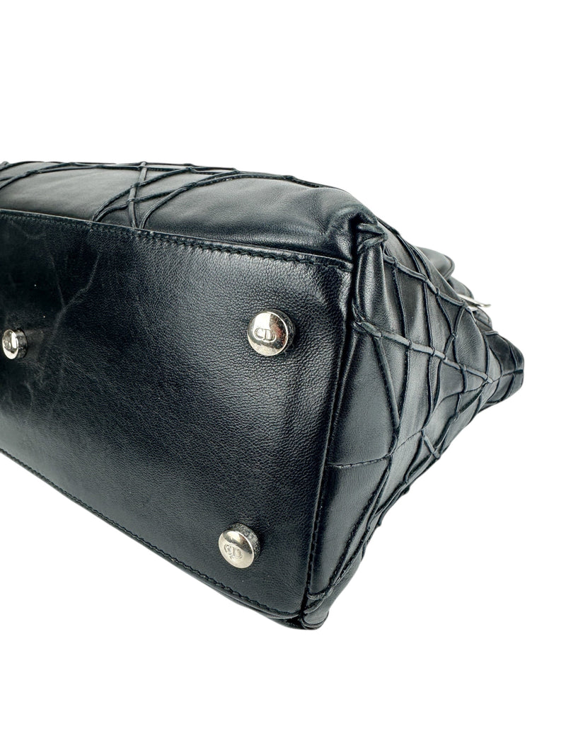 Christian Dior Black Cannage Granville
