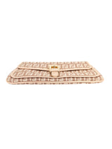 Fendi Pink Zucchino Clutch/Pouch