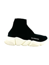 Balenciaga Black Speed LT High-Top Sneakers Size 8