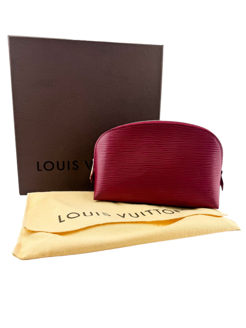 Louis Vuitton Fuchsia Epi Leather Cosmetic Bag