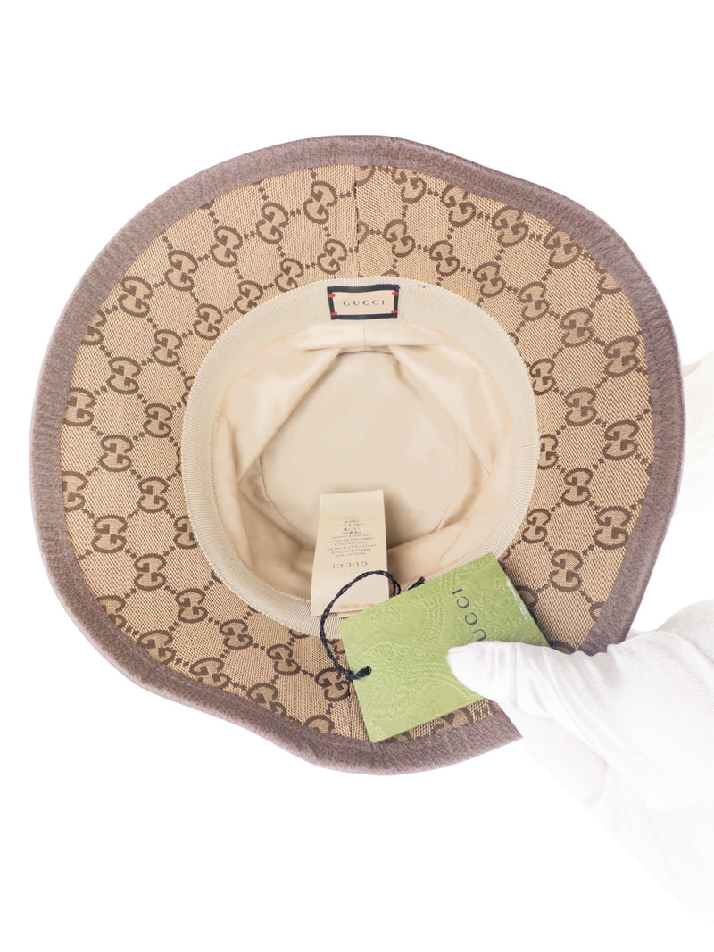 Gucci Brown GG Canvas Bucket Hat