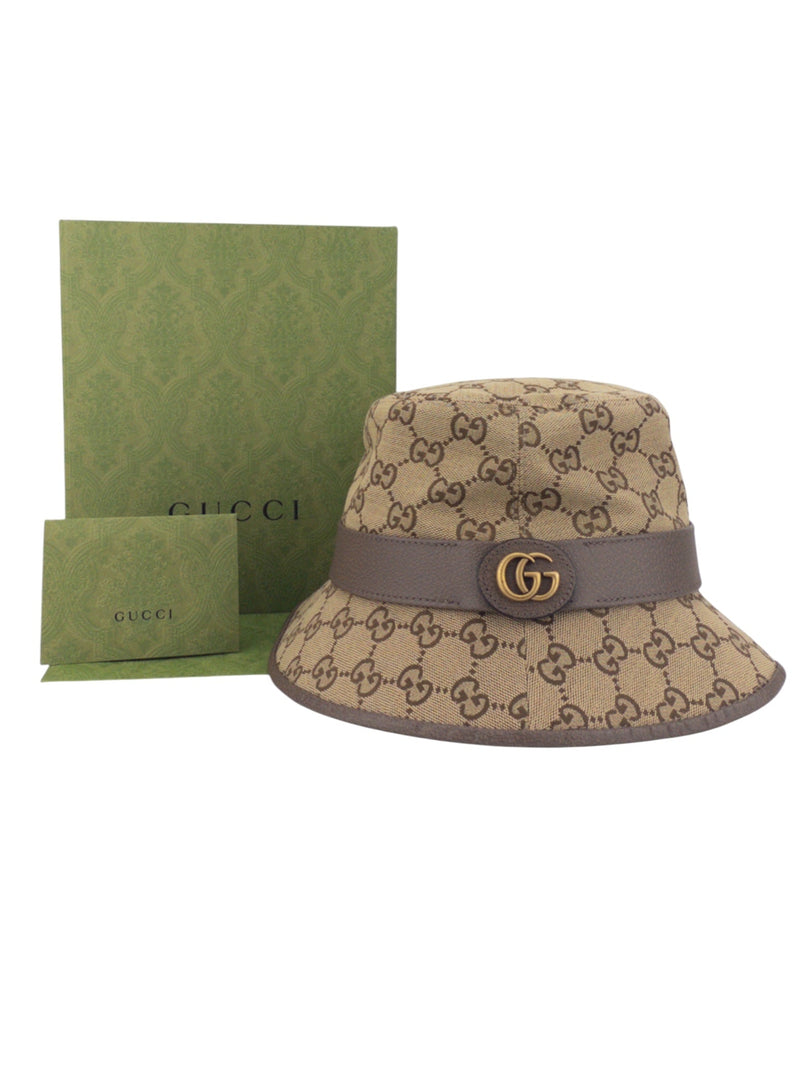 Gucci Brown GG Canvas Bucket Hat