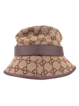 Gucci Brown GG Canvas Bucket Hat