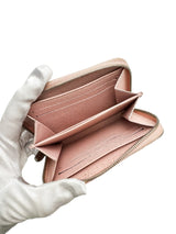 Louis Vuitton Pink Epi Leather Zippy coin case