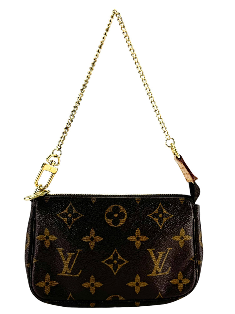 Louis Vuitton Brown Monogram Mini Pochette Accessories