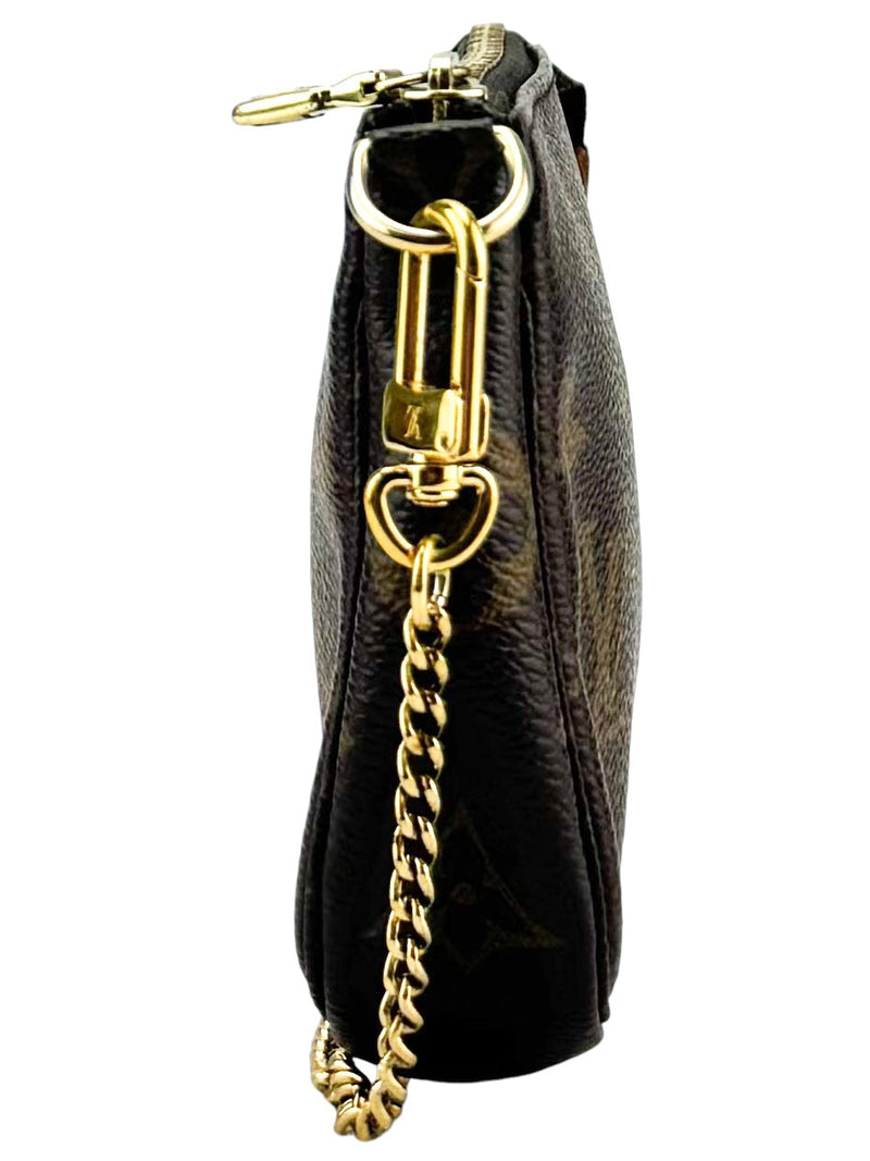 Louis Vuitton Brown Monogram Mini Pochette Accessories