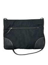 Prada Black Nylon and Leather Shoulder bag