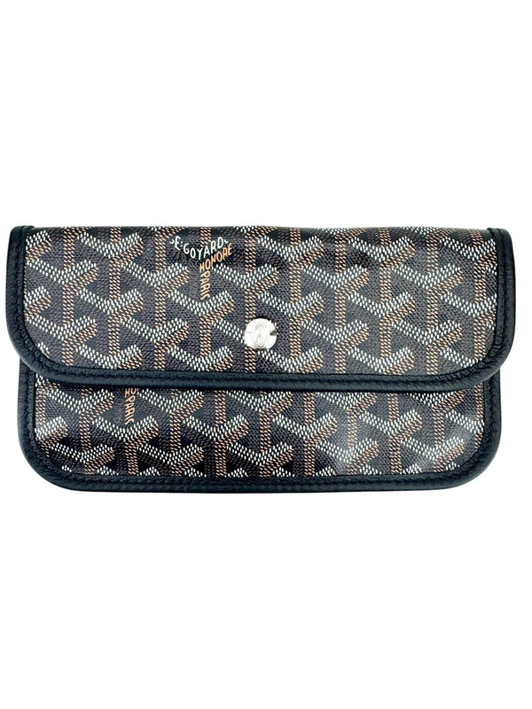 Goyard Black Canvas Saint Louis pouch