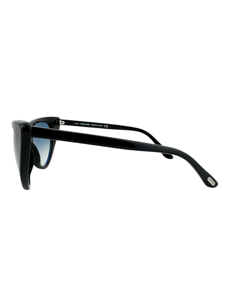 Tom Ford Nikita Black Cat Eye Sunglasses