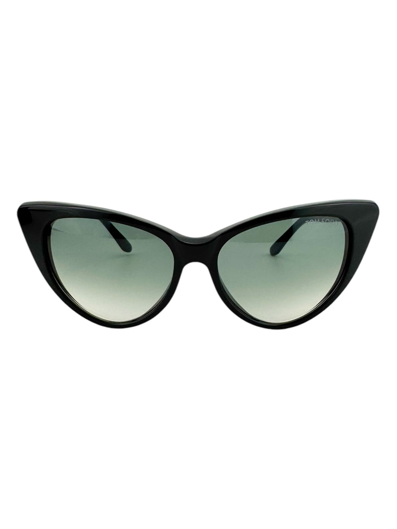 Tom Ford Nikita Black Cat Eye Sunglasses
