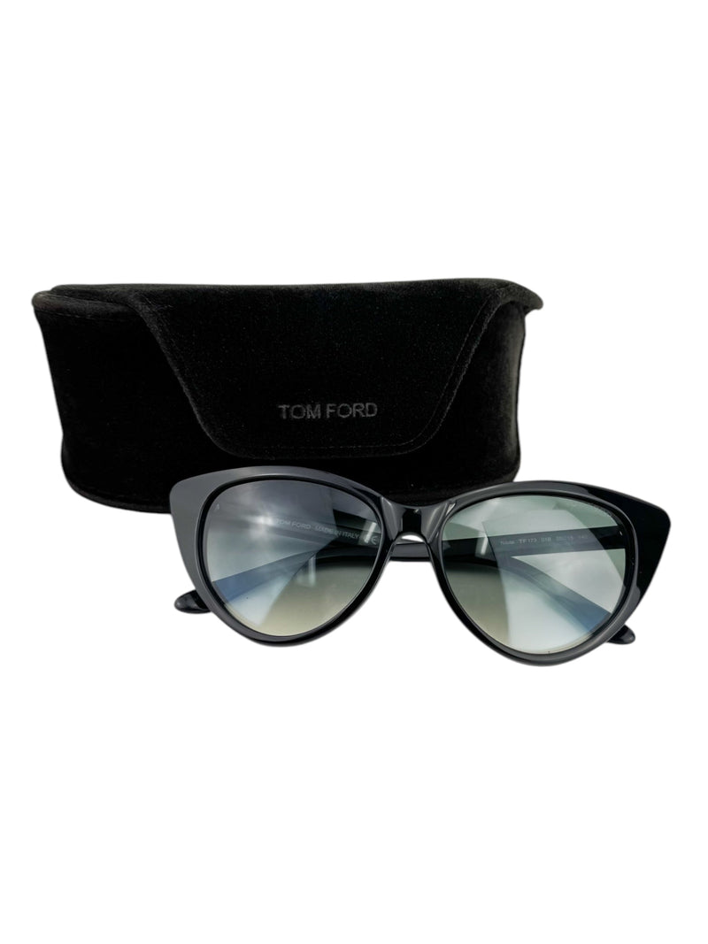Tom Ford Nikita Black Cat Eye Sunglasses