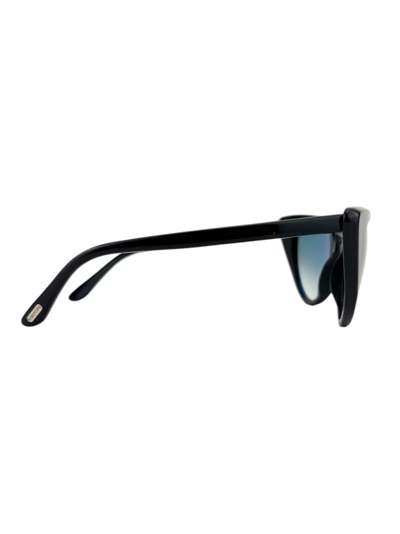 Tom Ford Nikita Black Cat Eye Sunglasses